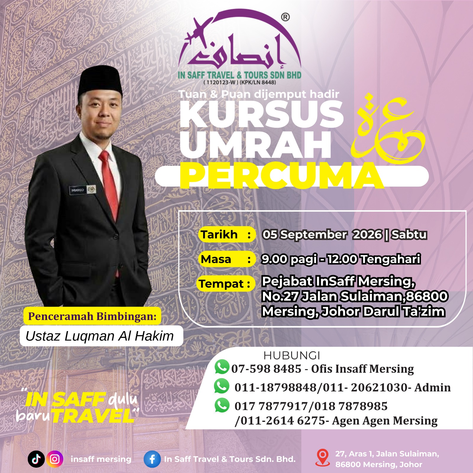 Poster Program In Saff Mersing